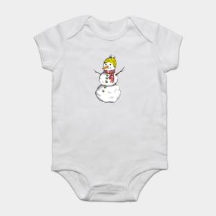 Snowman illustration Baby Bodysuit